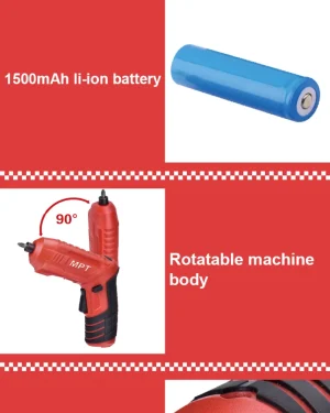 50PCS LI-ION CORDLESS SCREWDRIVER SET